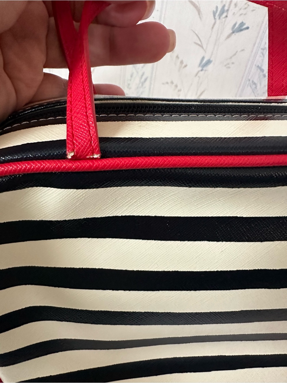 Kate Spade Striped Cosmetic Case - Picture 7 of 11
